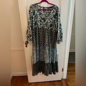 Zara Floral Tiered Dress